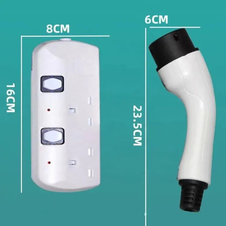 Tiêu chuẩn châu Âu loại 2 Cắm trại 16A Súng sạc xe điện EV cho V2L