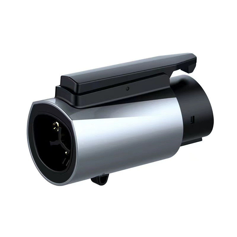 250V Tesla To Type 1 Adapter EV Sạc phụ kiện Khóa chống ngã