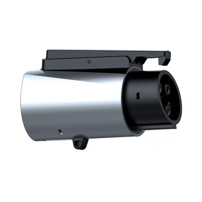 250V Tesla To Type 1 Adapter EV Sạc phụ kiện Khóa chống ngã