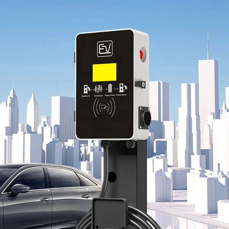 380v Sạc nhanh 3 giai đoạn Lắp tường Đồ xách Type 2 EV Charger