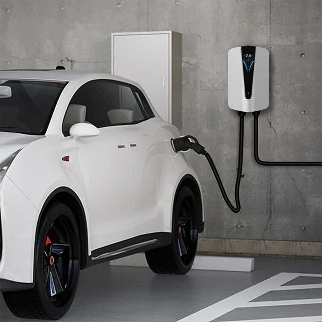 7 Kilowatts Type 1 J1772 Tốc độ chống cháy cao PC Chế độ sạc EV gắn trên tường