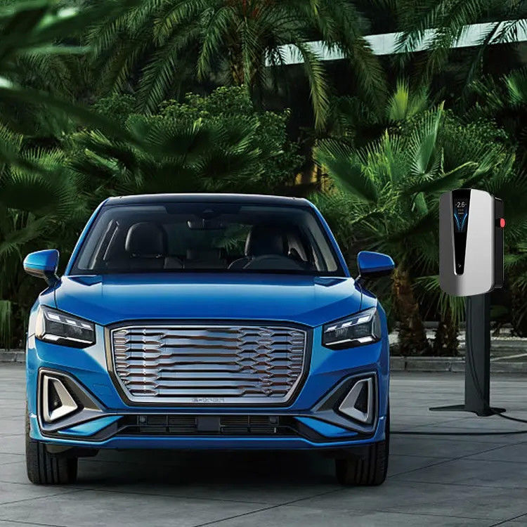 Hộp tường xe điện Cấp độ 2 32A Sạc nhanh tường EV sạc với màn hình hiển thị