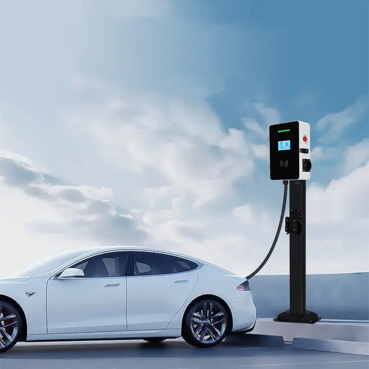 Màn hình LCD của Trạm sạc EV gắn tường loại 2 7 kilowatts