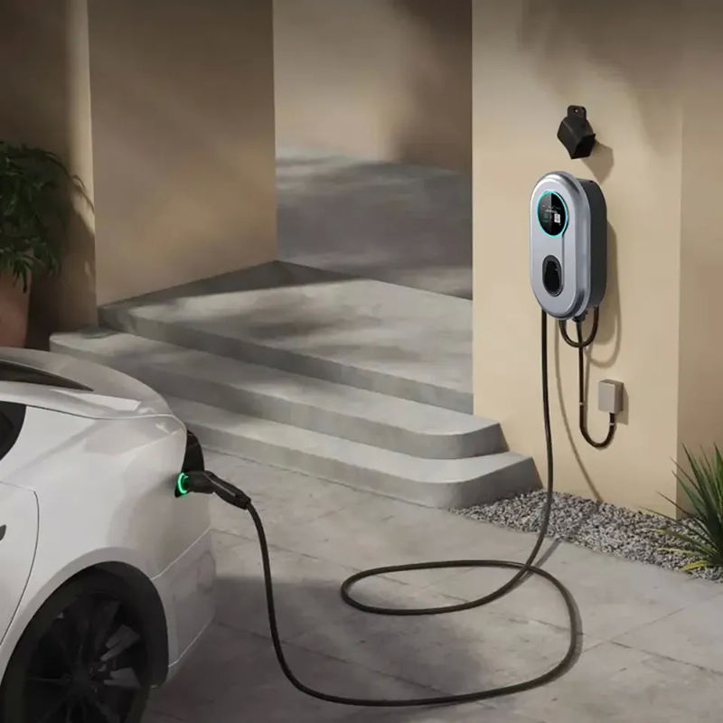 Thẻ RFID 11.52kw Bộ sạc EV loại 1 pha đơn bảo vệ điện áp
