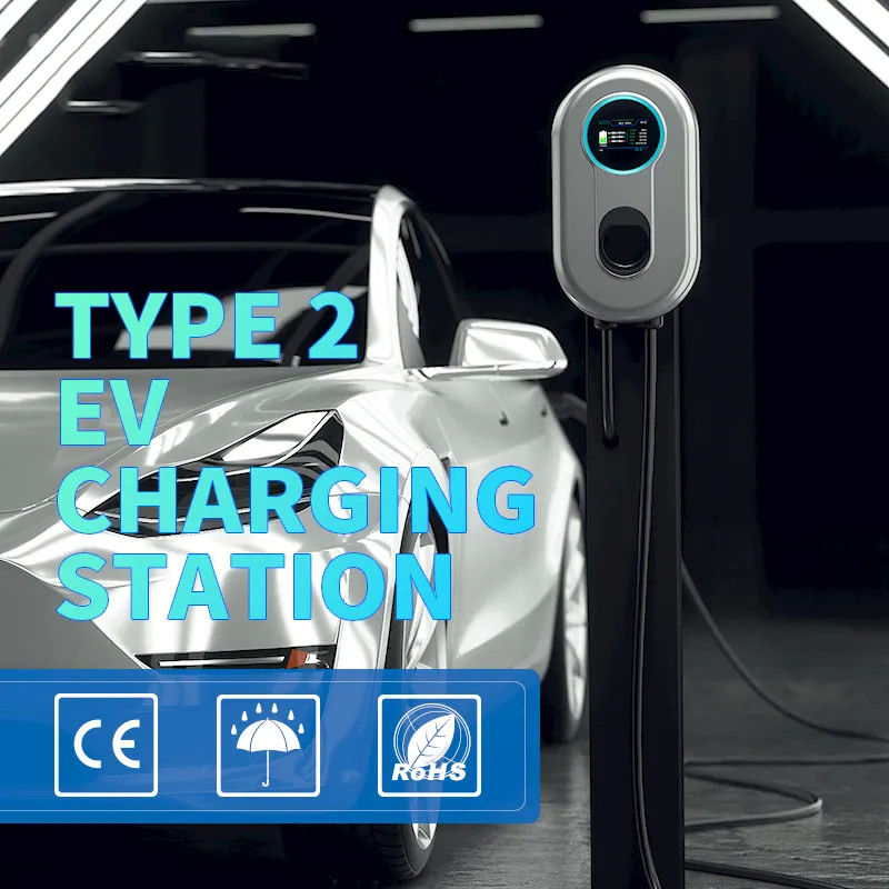 22kw thẻ RFID 5 mét cáp điện thoại di động loại 2 trạm sạc EV