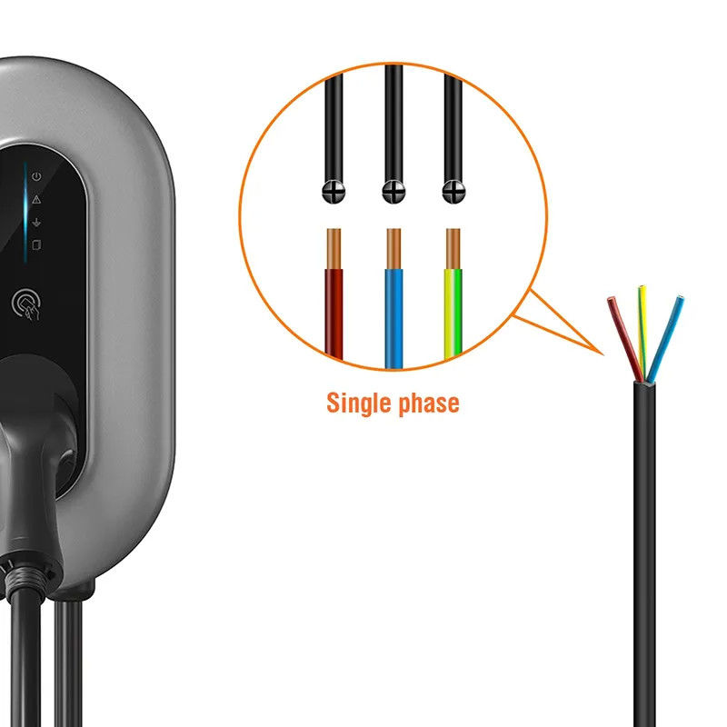 Bộ sạc EV di động loại 2 kết nối Wifi IP65 có cáp 5m