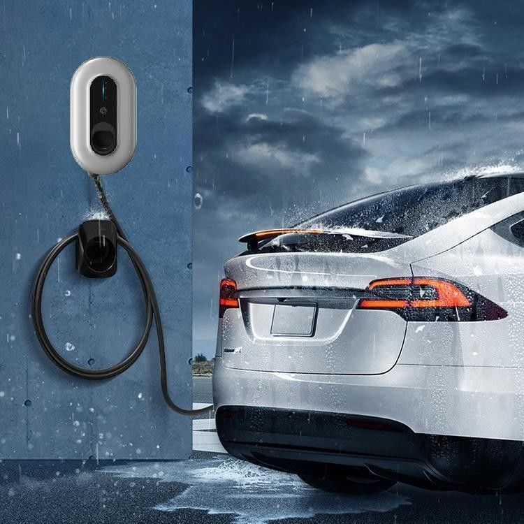 Màn hình LCD 3 pha 7kw 11kw 22kw Loại 2 Bộ sạc EV Bảo vệ Temp