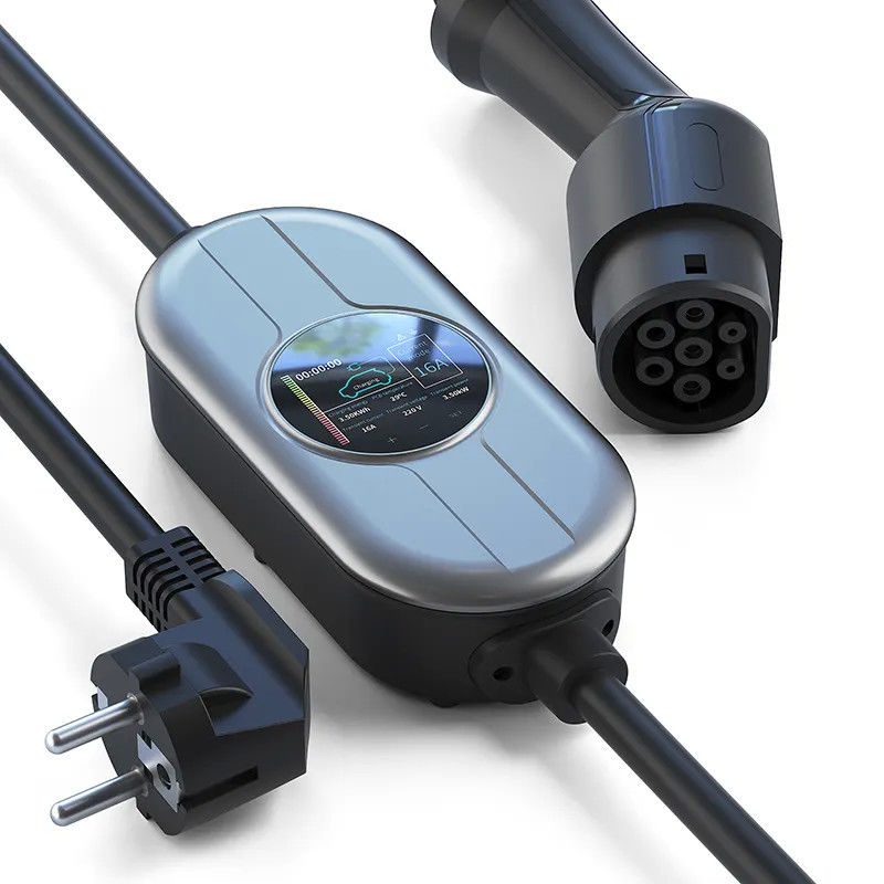 SAE J1772 Cắm trạm sạc xe điện di động chế độ 2 Sạc xe điện CE FCC
