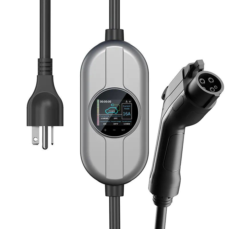 Màn hình cảm ứng 50Hz đến 60Hz 32A Bộ sạc AC EV di động để sạc nhanh
