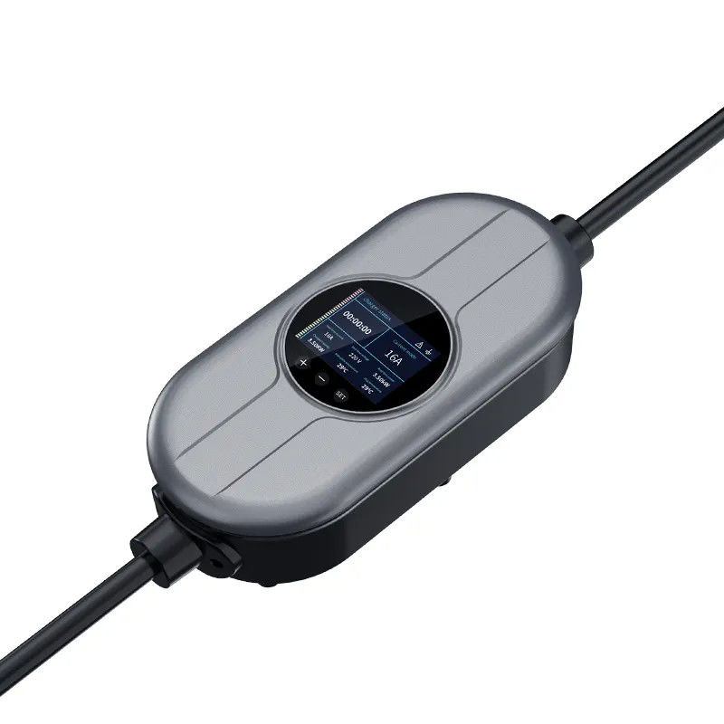 Plug And Charge SAE J1772 Plug 240V Trạm sạc EV di động tùy chỉnh cáp