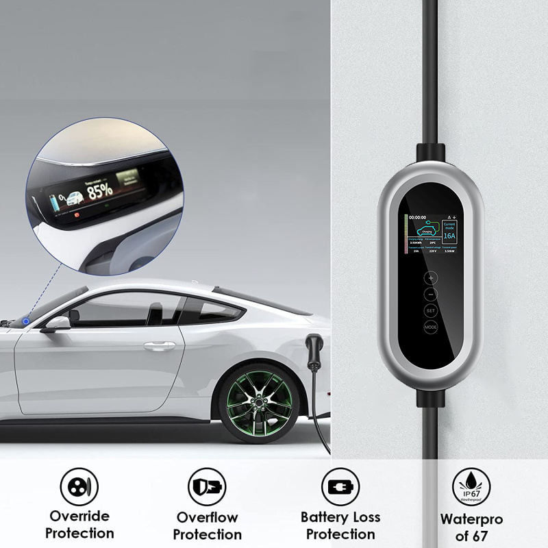 Bộ sạc xe điện đơn pha thương mại 230V loại 2 cho Tesla