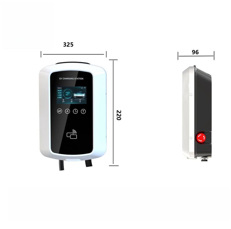 Máy sạc xe điện loại 2 loại 11kw 32A gắn cột cấp 2 với chứng chỉ CE