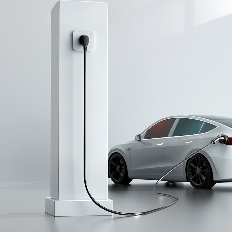GB / T Cắm và chơi 3.5kw AC sạc cáp với hai bánh răng chuyển đổi